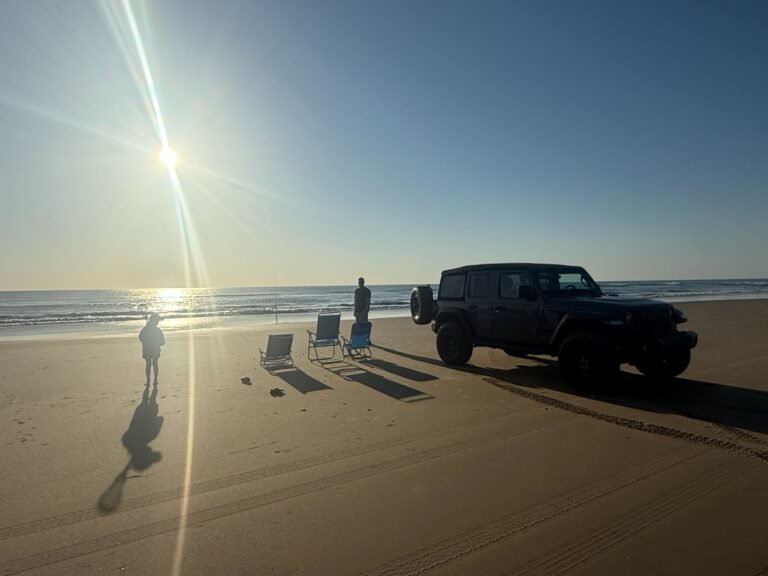 Jeep Wrangler rental on the Outer Banks 4x4 beach